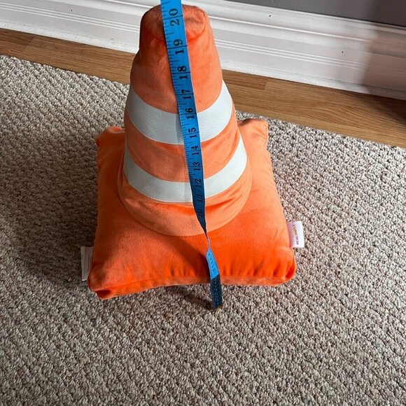 Kids Construction Pylon Decor Accent Pillow Orange Real Simple - Picture 6 of 8